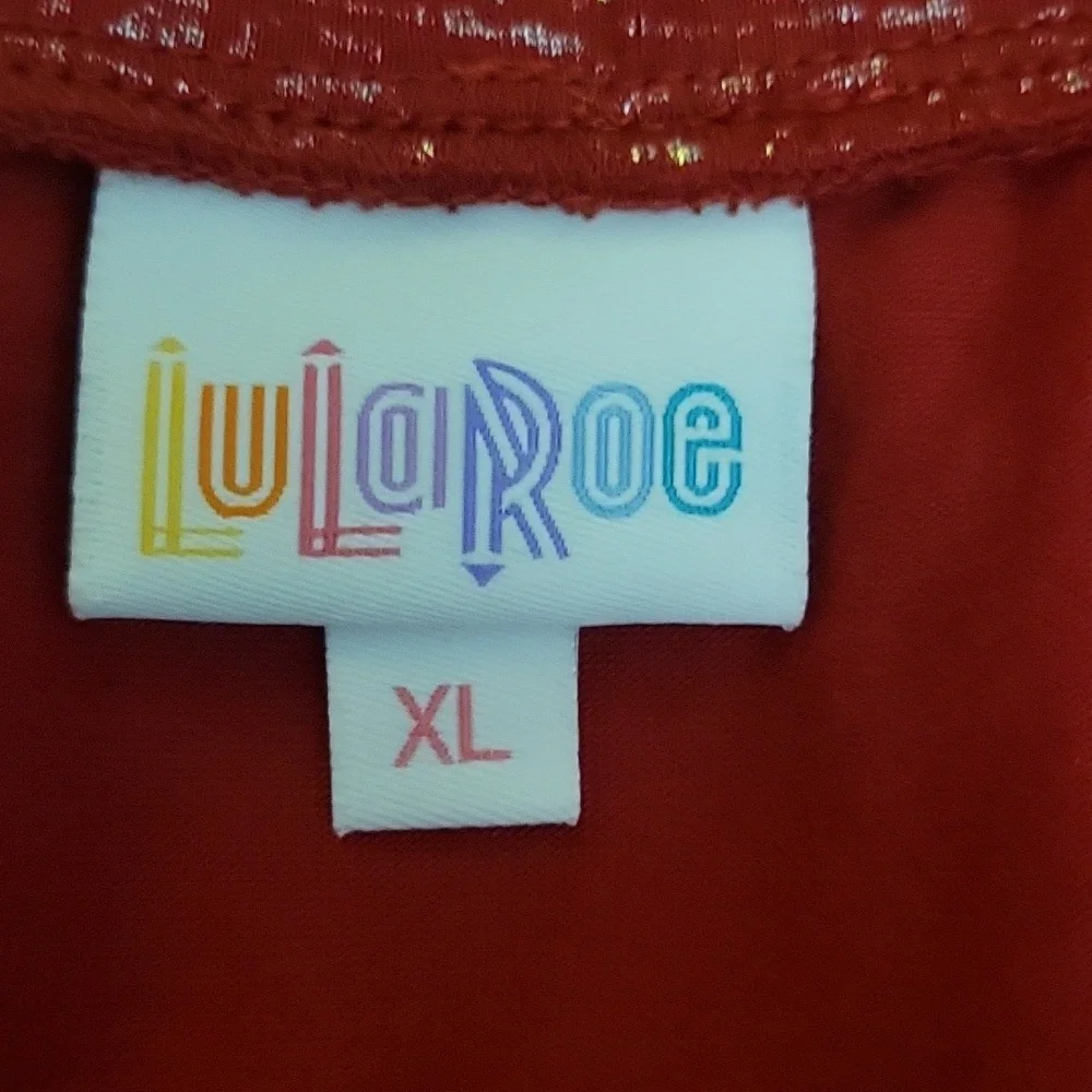 Lularoe Red A-Line Women's Skirt